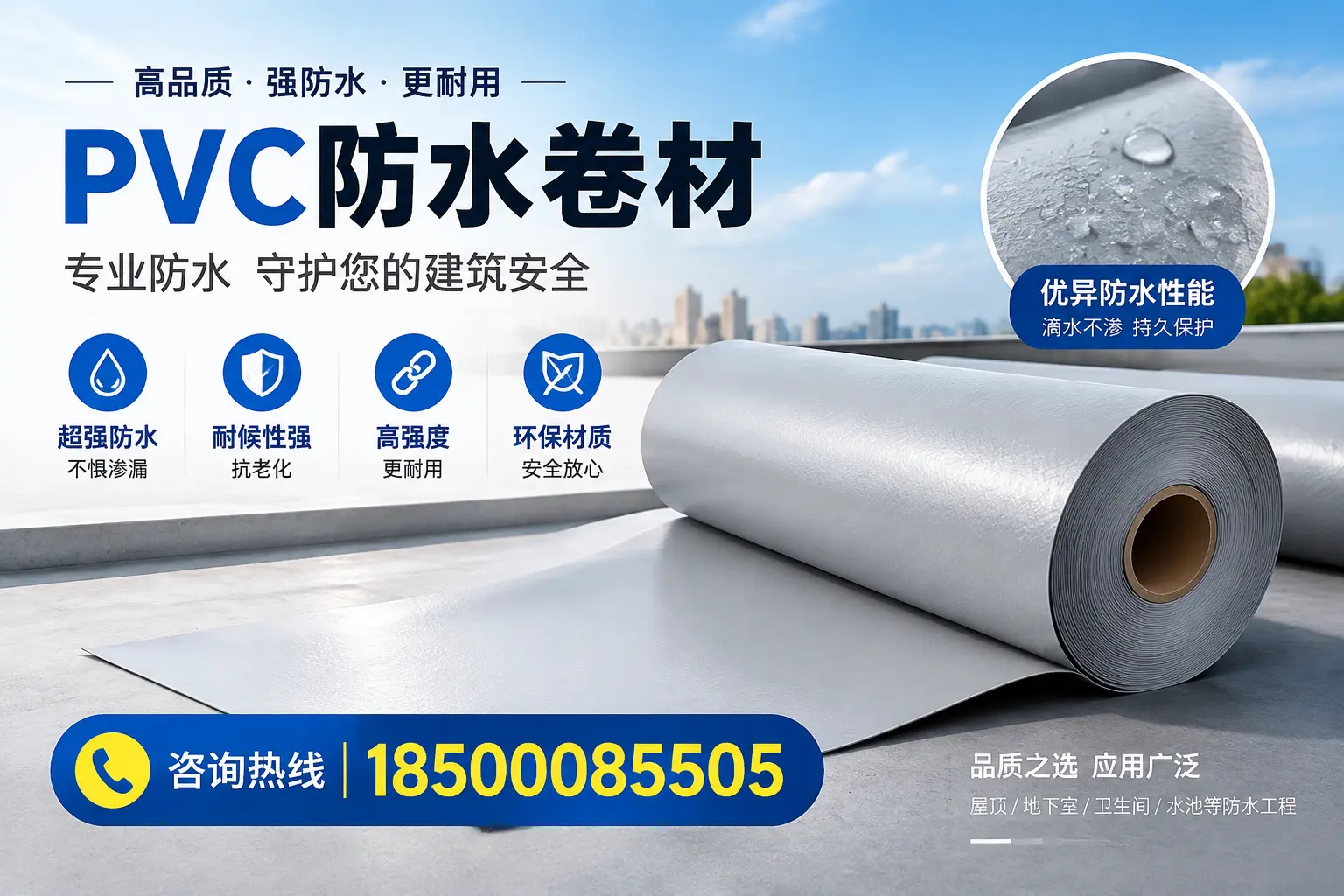 荆州地区pvc防水卷材的市场现状与发展趋势